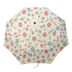 Background Colorful Floral Flowers Folding Umbrellas