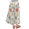  Background Colorful Floral Flowers Satin Palazzo Pants View2