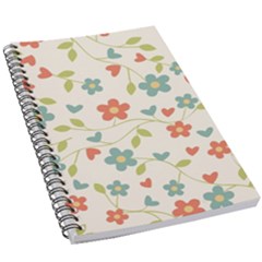 Background Colorful Floral Flowers 5 5  X 8 5  Notebook by artworkshop