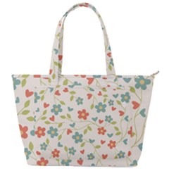  Background Colorful Floral Flowers Back Pocket Shoulder Bag  by artworkshop