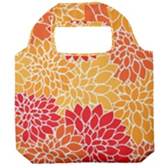 Background Colorful Floral Foldable Grocery Recycle Bag by artworkshop