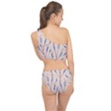 Floral Branches Plant Drawing Spliced Up Two Piece Swimsuit View2