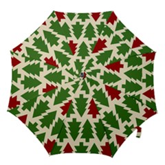  Christmas Trees Holiday Hook Handle Umbrellas (large) by artworkshop