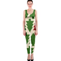  Christmas Trees Holiday One Piece Catsuit