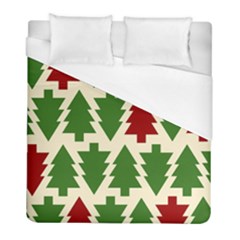  Christmas Trees Holiday Duvet Cover (full/ Double Size) by artworkshop