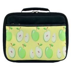 Apple Pattern Green Yellow Lunch Bag