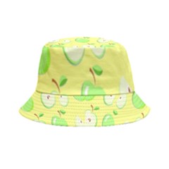 Apple Pattern Green Yellow Inside Out Bucket Hat