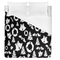  Card Christmas Decembera Duvet Cover (Queen Size)