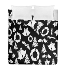  Card Christmas Decembera Duvet Cover Double Side (Full/ Double Size)