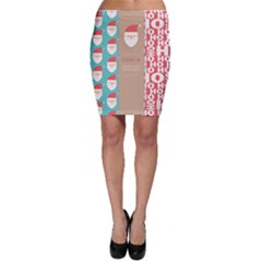  Christmas Claus Continuous Bodycon Skirt by artworkshop