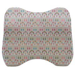 Seamless-pattern Velour Head Support Cushion by nateshop