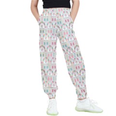 Seamless-pattern Kids  Elastic Waist Pants by nateshop