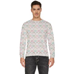 Seamless-pattern Men s Fleece Sweatshirt