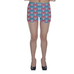 Seamless-patter-peacock Skinny Shorts by nateshop