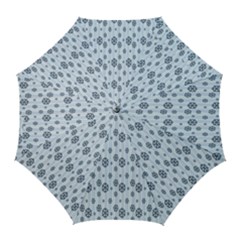 Snowflakes-seamless Golf Umbrellas by nateshop