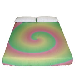 Spiral Fitted Sheet (queen Size) by nateshop