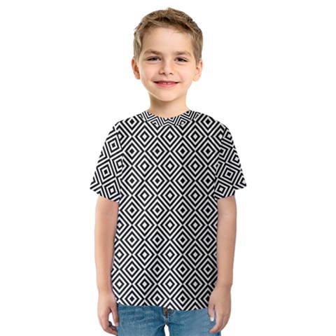 Square-black Kids  Sport Mesh Tee by nateshop