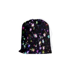 Stars Galaxi Drawstring Pouch (small) by nateshop