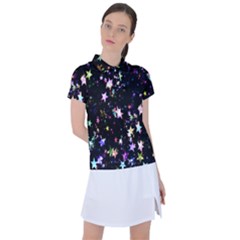 Stars Galaxi Women s Polo Tee