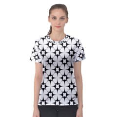 Star-white Triangle Women s Sport Mesh Tee