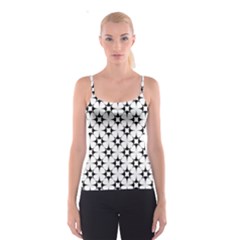 Star-white Triangle Spaghetti Strap Top