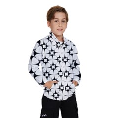 Star-white Triangle Kids  Windbreaker