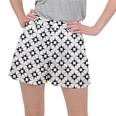 Star-white Triangle Ripstop Shorts