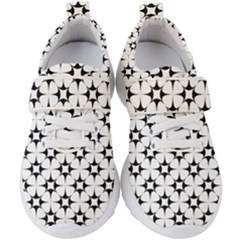 Star-white Triangle Kids  Velcro Strap Shoes