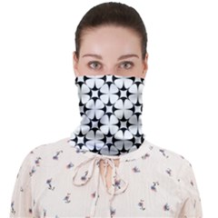 Star-white Triangle Face Covering Bandana (Adult)