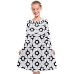 Star-white Triangle Kids  Midi Sailor Dress by nateshop