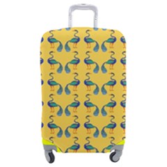 Textile-peacock Luggage Cover (medium) by nateshop