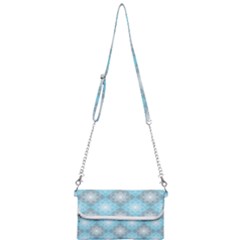 Triangle Blue Mini Crossbody Handbag by nateshop
