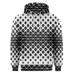 Triangle-black White Men s Overhead Hoodie by nateshop