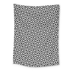 Triangle-black Medium Tapestry by nateshop
