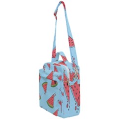 Watermelon-blue Crossbody Day Bag by nateshop