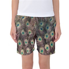 Bird-peacock Women s Basketball Shorts