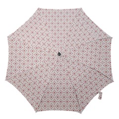 Pattern Christmas Pattern Red Stars Hook Handle Umbrellas (medium)