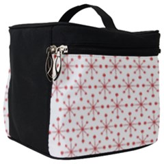 Pattern Christmas Pattern Red Stars Make Up Travel Bag (big)