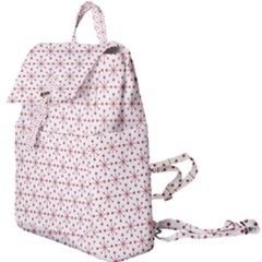 Pattern Christmas Pattern Red Stars Buckle Everyday Backpack by Sapixe