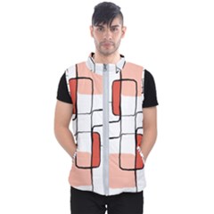 Abstract Seamless Pattern Art Men s Puffer Vest