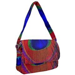 Peacock Plumage Fearher Bird Pattern Courier Bag