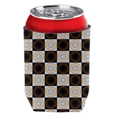 Illustration Checkered Pattern Decoration Can Holder