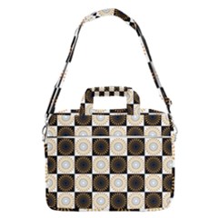 Illustration Checkered Pattern Decoration Macbook Pro 13  Shoulder Laptop Bag 