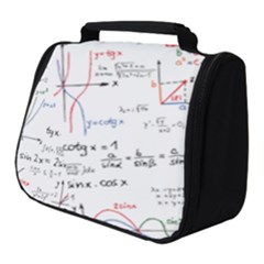 Math Formula Pattern Full Print Travel Pouch (small) by Sapixe