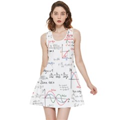 Math Formula Pattern Inside Out Reversible Sleeveless Dress