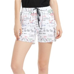 Math Formula Pattern Women s Runner Shorts by Sapixe