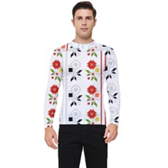 Vectors Bulgarian Folk Art Folk Art Men s Long Sleeve Rash Guard by Sapixe