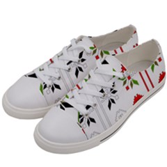 Vectors Bulgarian Folk Art Folk Art Women s Low Top Canvas Sneakers