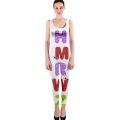 Vectors Alphabet Eyes Letters Funny One Piece Catsuit by Sapixe