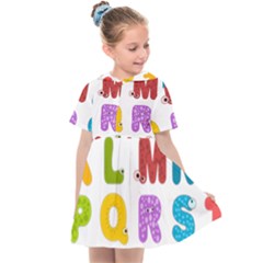 Vectors Alphabet Eyes Letters Funny Kids  Sailor Dress